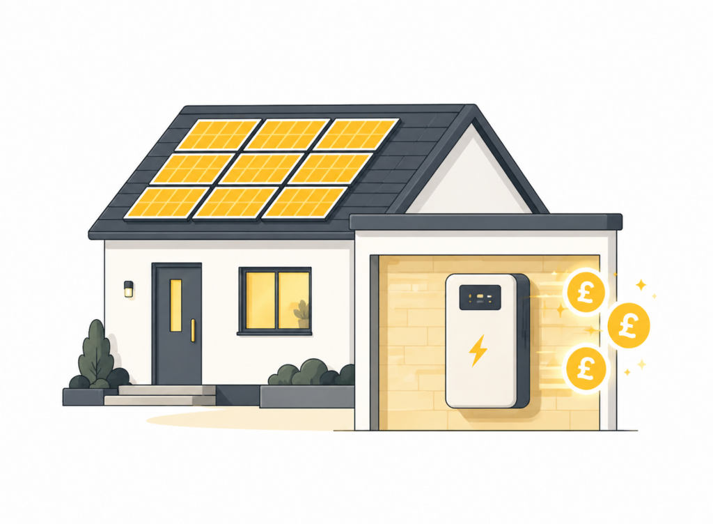 6-12 solar panels and battery no upfront cost