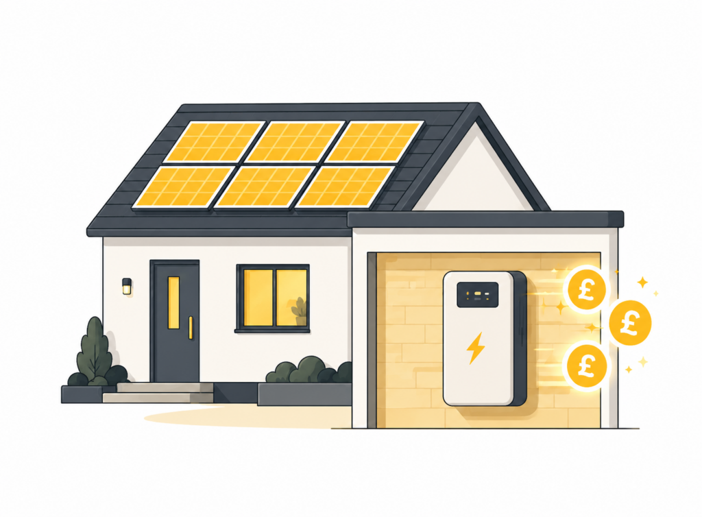 6 solar panes with battery subscription Buzzii